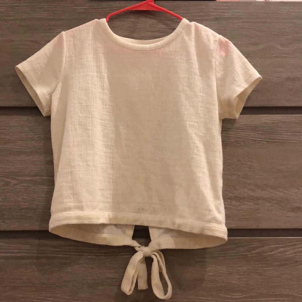 Madewell cream colored top
